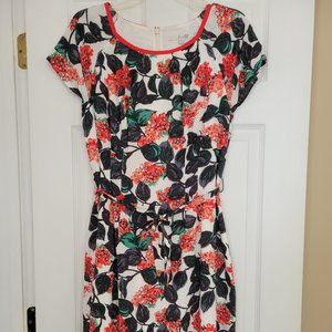 Boden Floral Print Dress Size 10R